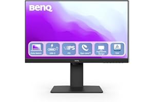 BenQ GW2785TC Monitor (27 pulgadas, FHD, IPS, carga USB-C, DP / HDMI, diseño ergonómico, micrófono con cancelación de ruido, modo de codificación) Compatible con MacBook