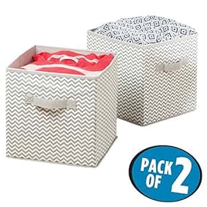 mDesign Aufbewahrungsbox – Aufbewahrungswürfel ideal für den