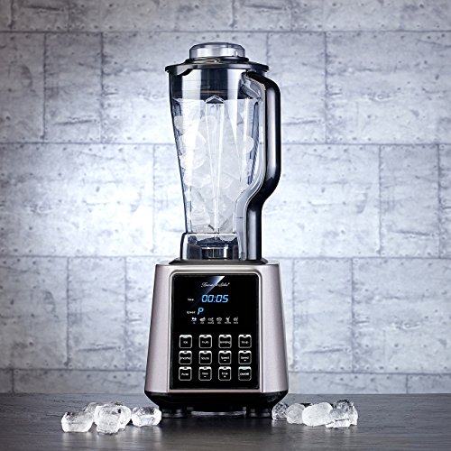 Rosenstein & Söhne Profi-Standmixer BR-2000, 6 Programme, 2 Lit., 1.600 W, 33.000 U/Min. - 3