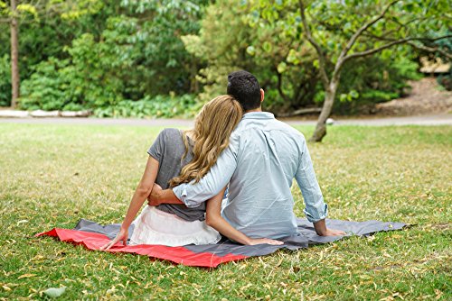 Bramble – wasserdichte Picknickdecke und Stranddecke mit Tasche - 3