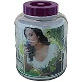 MADE IN ITALY Universelles Glas Weinballon mit Gärsystem Glasballon Einmachtopf 5 L