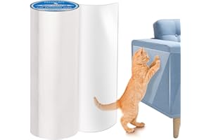 Petslucent Protezione Graffi Gatto (30cm x 300cm),Nastro per Addestramento Anti-Graffio per Gatti, Protezione per Mobili e Gatti, Protezione Anti-Graffio, Protezione per Tappeto, Divano, Porta