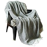 manta gris amazon Multiuso Throw: Tiro Reversible puede ser usado en casa, al aire libre, viajes, Picnic, tiro de cama y sofá Throw