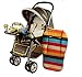 EJY Waterproof Baby Stroller Cushion Stroller Pad Car Seat Pad Colors Thick Mat