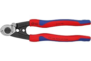 KNIPEX Vajersax Smidd med flerkomponentsgrepp 190 mm, 95 62 190