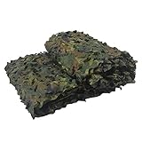 KSS Filet de camouflage -  Brise-vue  - Protection solaire - Protection solaire pour les loisirs, le camping, les bars, la chasse, la camouflage décoratif, woodland, 3x4 M