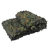 KSS Filet de camouflage -  Brise-vue  - Protection solaire - Protection solaire pour les loisirs, le camping, les bars, la chasse, la camouflage décoratif, woodland, 3x4 M