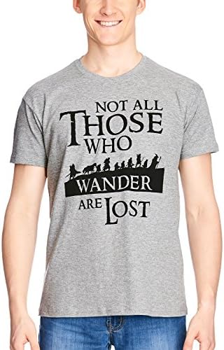 Lord of the Rings Men's T-Shirt companion of Elbenwald gray - S
