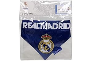 Real Madrid, Bandana per Cani, Prodotto Ufficiale Real Madrid, Colore Blu (CyP Brands)