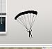 Produktbild Fallschirmspringer Skydive Basejump 60x60 Wandtattoo Aufkleber Decal von SUPERSTICKI® aus Hochleistungsfolie für alle glatten Flächen UV und Waschanlagenfest Profi Qualität