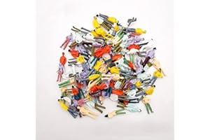 Bessy shop 100pcs Figurines des Personnes Peintes pour Modele Train Echelle Ho(1:100) Figurines peintes pour Modèle de Train
