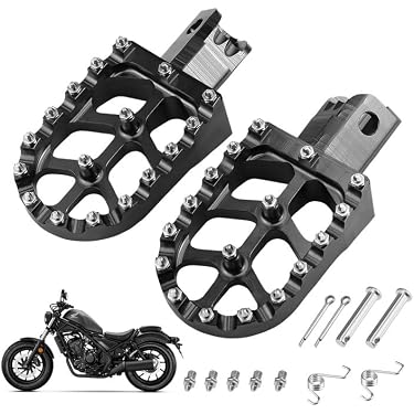 Repose-Pieds Arrière Moto Pour Kawasaki Z900 2017-2024 - Paire En Alliage Aluminium - Protection & Style (Bleu)