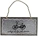 Produktbild Fordert X dieser Mund Fahrrad Zinc Wandschild mit Hänger SEIL, Metall, Grau, 3 x 30 x 15 cm