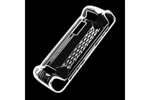 HESUPY Coque de protection transparente pour Steam Deck OLED, TPU souple, refroidissement, anti-chute, pour Steam Deck OLED protecteur (transparent)