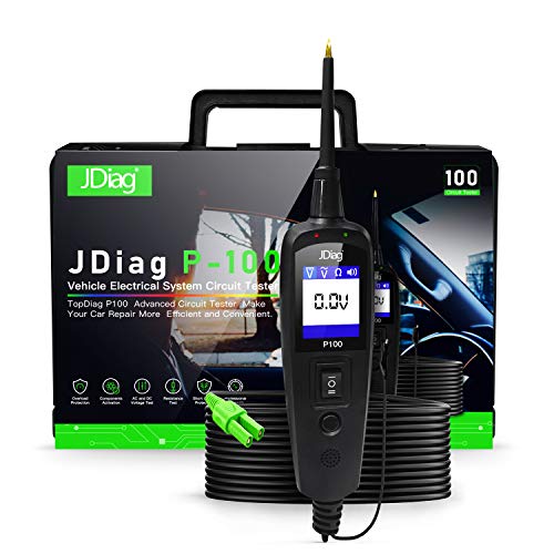JDIAG Kit de sonde de Circuit de Puissance, testeur de Circuit Automobile P100 avec Fonctions de Test Automatique du système électrique