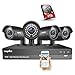 Price comparison product image SANNCE 8CH 1080P 5-in-1 AHD/TVI/CVI/CVBS/IP DVR Security Camera System w/ 4 Indoor/ Outdoor 100FT Night Vision 2.0MP CCTV Cameras and 2TB 3.5 Inch SATA Surveillance HDD (P2P Technology, e-Cloud, Smart Schedule/ Continuous/ Motion Recording, Scan QR Code Quick Remote Access)