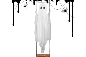 Lysande Spöke Kit,Gungande Spöke Utomhusprydnad | Skräckinjagande Hängbar Dekoration Till Halloween ljud Hus Fest Utomhus Träd Fönster Trädgård Porch