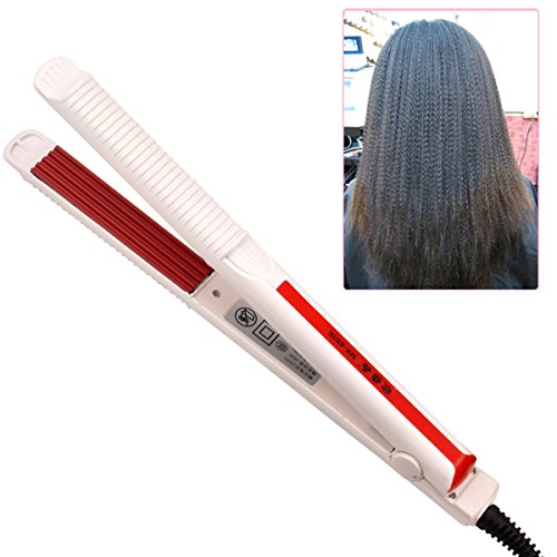 CkeyiN ® Planchas de pelo (110-240V,38W,cerámica turmalina) (Blanco)