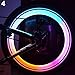 Produktbild Interesting® 1 Pcs Bike Fahrrad Fahrrad Rad sprach Autoreifen Draht Reifen-sichere LED-Licht-Lampe - Multi-Color