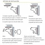 Balfer Babysicherheit Magnetisches Schrankschloss-Set ohne Bohren(10 Schlösser+ 2 Schlüssel) - 4
