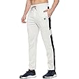 MARK LOUIIS Track Pants for Men: Regular Fit Cotton Blend Lower with 2 Side Zipper Pockets, Back Pocket - Your Go-to for Running, Gym, and Comfortable Style.