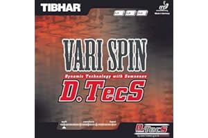 Tibhar Belag Vari Spin D.Tec.S. Farbe 1,5 mm, rot, Größe 1,5 mm, rot