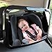 Produktbild Auto Baby Rückspiegel, GOGOLO Universal Shatterproof Acryl Baby hinten konfrontiert konvexen Spiegel, 360 Grad einstellbar, Crystal Clear große Ansicht, schwarz