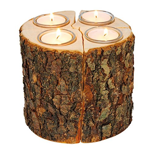 Legler 3538 Teelichthalter Baumrinde