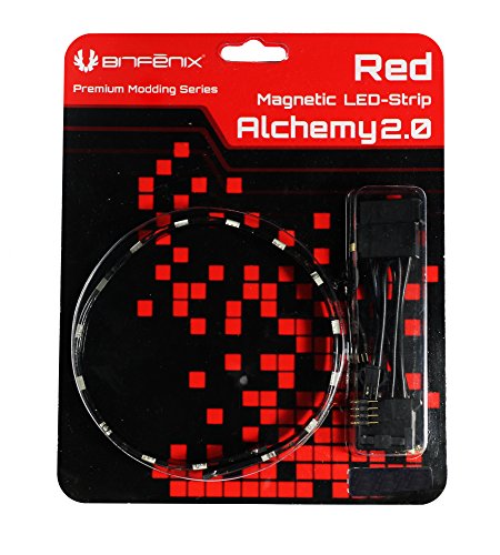BitFenix Alchemy 2.0 Magnetic LED-Strip - 30cm, 15 LEDs, rot