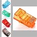 Produktbild Interesting® 50 PCS RJ45 RJ-45 Ethernet-Kabel Modulstecker Netzwerkanschluss für UTP Cat5 Netzwerk Farbkabel Kristallköpfe