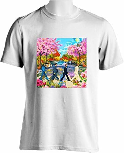 Abbey Road The Beatle T-Shirt White XXX-Large