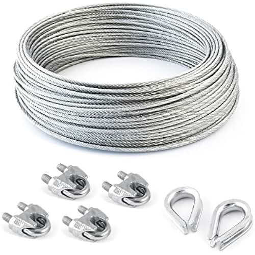 50 Pezzi Ditali Acciaio Inox 3mm Per Cavi 2.5-3mm - Protezione Cavi Metallici - Foto 13