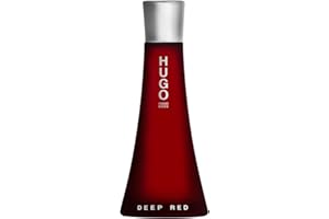 HUGO BOSS HUGO Deep Red - Eau de Parfum for Her - Ambery Fragrance With Notes Of Clementine, Freesia, Sandalwood - Medium Longevity