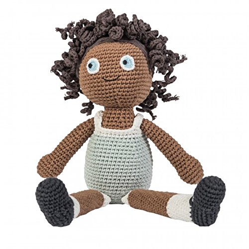 Preisvergleich Produktbild SEBRA Puppe Lilly handgearbeitete Häkelpuppe, waschbar