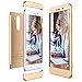 Produktbild CE-Link für Huawei Honor 6X Hülle Hardcase 3 in 1 Ultra Dünn 360 Full Body Schutz Schutzhülle Anti-Kratzer Elegant Stoßfest Hart PC Skin Rückdeckel Glatte Rückseite Bumper Handyhülle -- Gold
