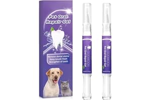 NAILPRETTY Gel Reparador Bucal para Mascotas,Lápiz de Limpieza para Mascotas Cepillo, para Perros Y Gatos