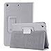 Price comparison product image elecfan 9.7 iPad Air Cover, iPad Air 2 Case, Unique Design Lightweight Scratch Protection Cover with Stand Function for iPad Air/Air 2/2017/2018 New iPad Exclusive Protective Case - Silver