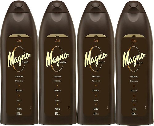 Magno Shower Gel 18.3oz./550ml (4Pack)!! by MAGNO by Magno