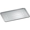 Weber Heat Shield - Small (33x23cm), 4 pieces, made of aluminum, compatible Roasting Rack - Small (6563), enables indirect grilling, ideal for all grills - Silver (6561)