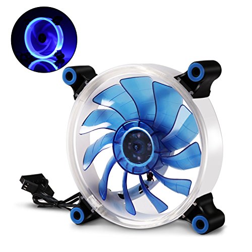 LATOW Ventilador de PC  120mm LED Ventilador de Caja para Ordenador  Silencioso  Alta Velocidad de Rotaci  n  Bajo Nivel de Ruido  Extra  ble