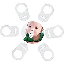 Anelli Adattatori In Silicone Per Ciuccio LISOPO - 12 Pezzi Trasparenti, Per Clip Portaciuccio MAM, NUK, Avent - Foto 5