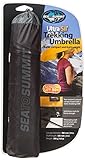 Patented solid brass rivets Sea to Summit Ultra SIL Trekking Umbrella (Black)