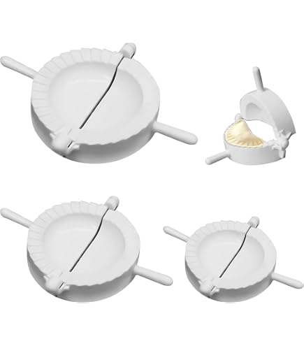 CIYODO Moule à Raviolis / Empanadas / Boulettes En Acier Inoxydable – Presse Dumplings Facile Et Rapide