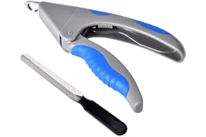 Queta Coupe Ongles Chiens et Chats, Coupe-Griffes pour Chats et Petits Chiens,Convient aux Petits et Moyens Chiens, Rongeurs,Pince Griffe Chien avec Lime à Ongles