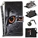 Produktbild PU für Sony Xperia XZ Hülle Case Tiere Landschaft Hülle für-Sony Xperia XZ Handyhülle Brieftasche Book Type PU Leder +TPU Innere Tasche Bunt Gemalt Magnetverschluss Ledertasche Cover,+ Stöpsel Staubschutz (4)