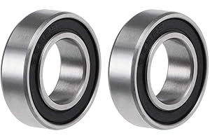 TOP-VIGOR 2Pcs 689-2RS Deep Groove Ball Bearings, Z2 9mm x 17mm x 5mm Double Sealed Industrial Bearings, Chrome Steel Skateboard Bearings for Electrical Instrument Equipment