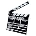 Produktbild Smartfox Filmklappe Regieklappe Regisseurboard Szenenklappe Synchronklappe Clapperboard Clapboard für TV Film Movie Cinema Kinoproduktionen Homevideo Kino Filmfans in Schwarz/Weiß 30 x 27 cm