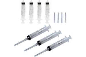 WELLNESS & CARE 15 Jeringuillas 20ml con 15uds de 16G desechables con embalaje individual y esterilizado. Jeringuilla con aguja para dispensación líquidos, alimentacion, jardineria. Jeringa con cabezal luer-lock