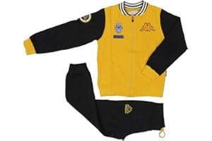 MARBEL Kappa - Chándal para niño de 100% algodón French Terry. Chándal completo con cremallera de felpa ligera ideal para otoño y primavera. Kappa Back To School.