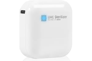 Thopeb UV-C Zahnbürste Sanitizer Portable Sterilisator Abdeckung Halter und Fall für Jede Größe Zahnbürste - weiß